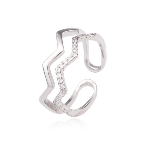 ANILLO AJUSTABLE ZIGZAG