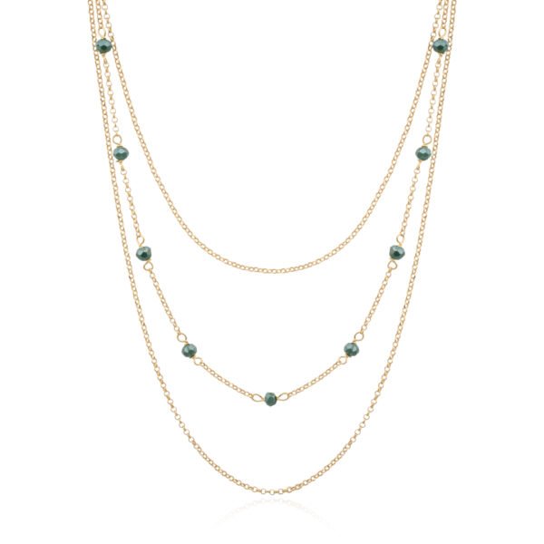 COLLAR EMERALD GOLD