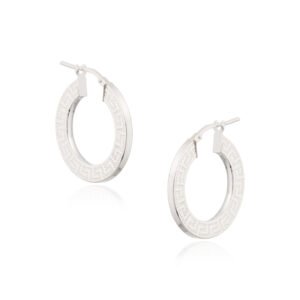 PENDIENTES GRECO THIN SILVER