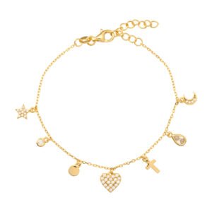 PULSERA CROSS GOLD