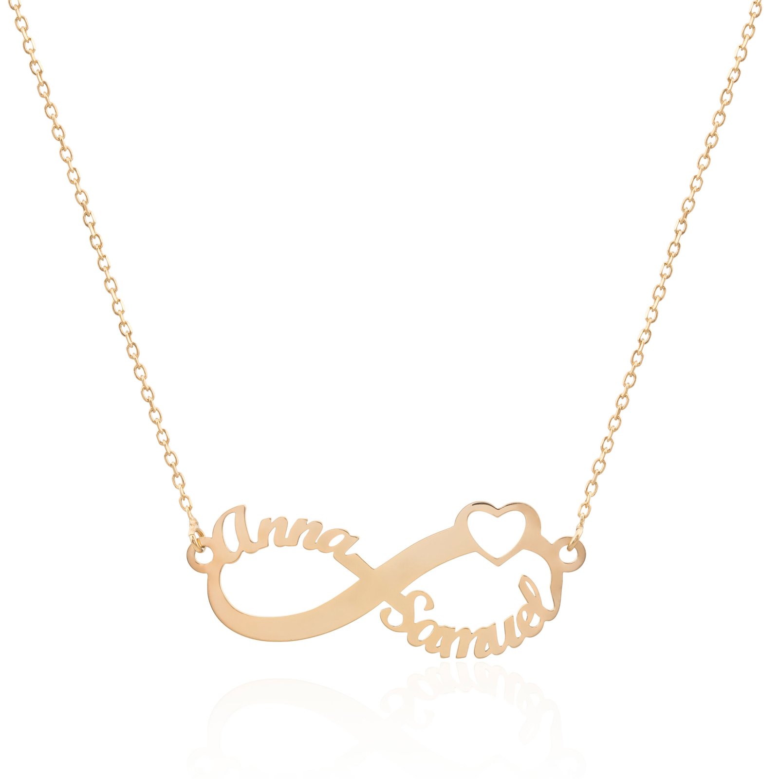 Collar Árbol de la Vida con nombres bañado en oro