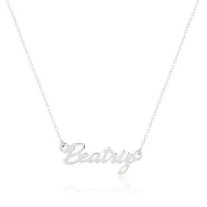 COLLAR PERSONALIZABLE CON NOMBRE FUN EN PLATA DE LEY 925